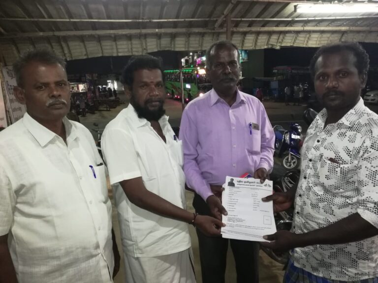 புளியங்குடி நகரத்தில் வாக்குச்சாவடி முகவர் நியமனம்