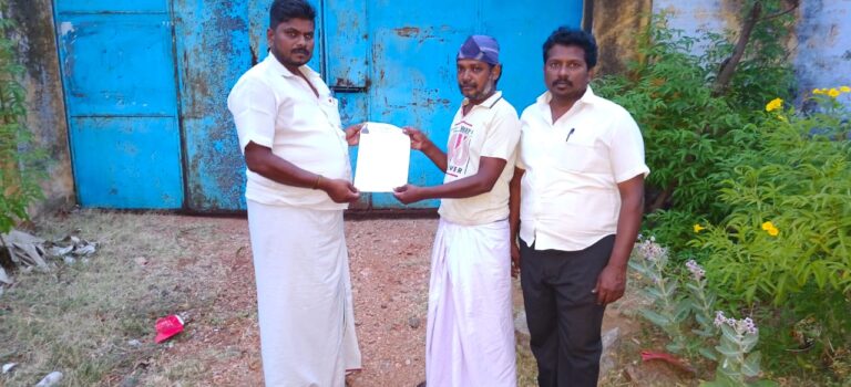 கடையநல்லூர் ஒன்றிய வடக்கு கிராமங்களில் பூத் முகவர்களுக்கான முகவர் படிவம் விநியோகம்