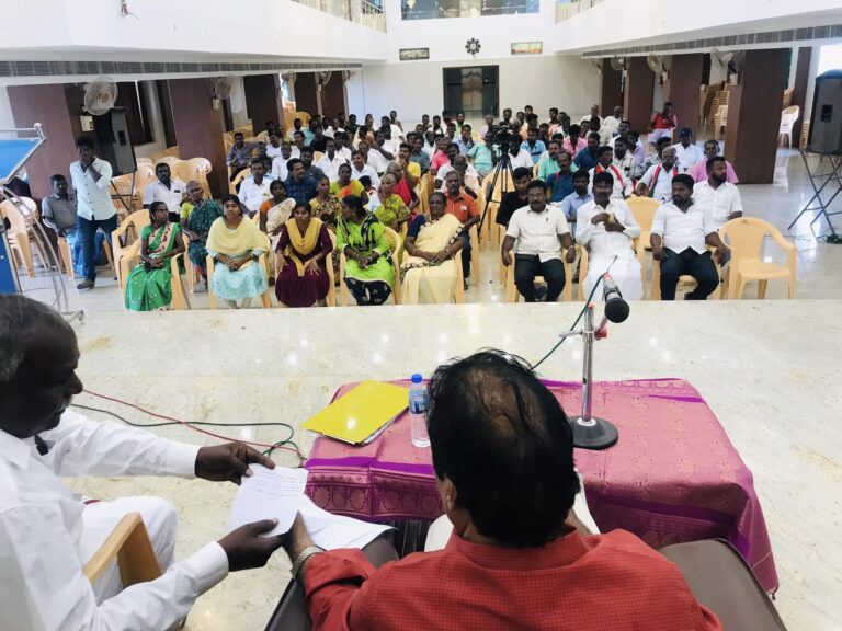 கடையநல்லூர் சட்டமன்ற தொகுதி வாக்குச்சாவடி முகவர்கள் பயிற்சி முகாம்