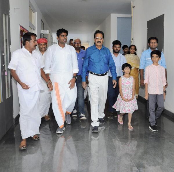 டாக்டர் கிருஷ்ணசாமி அண்ணாமலை சந்திப்பு