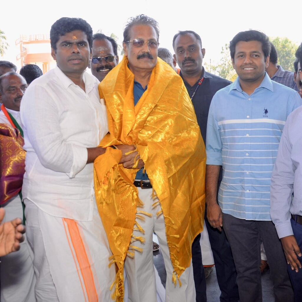 டாக்டர் கிருஷ்ணசாமி அண்ணாமலை சந்திப்பு