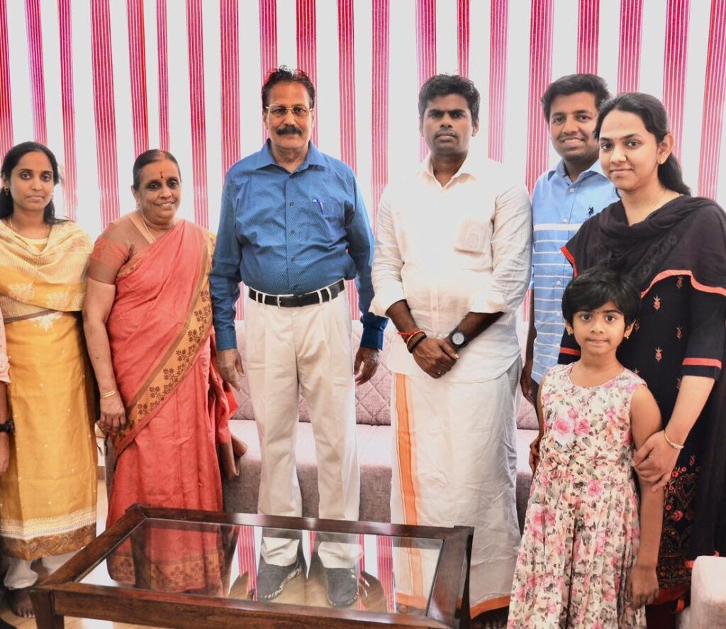 டாக்டர் கிருஷ்ணசாமி அண்ணாமலை சந்திப்பு