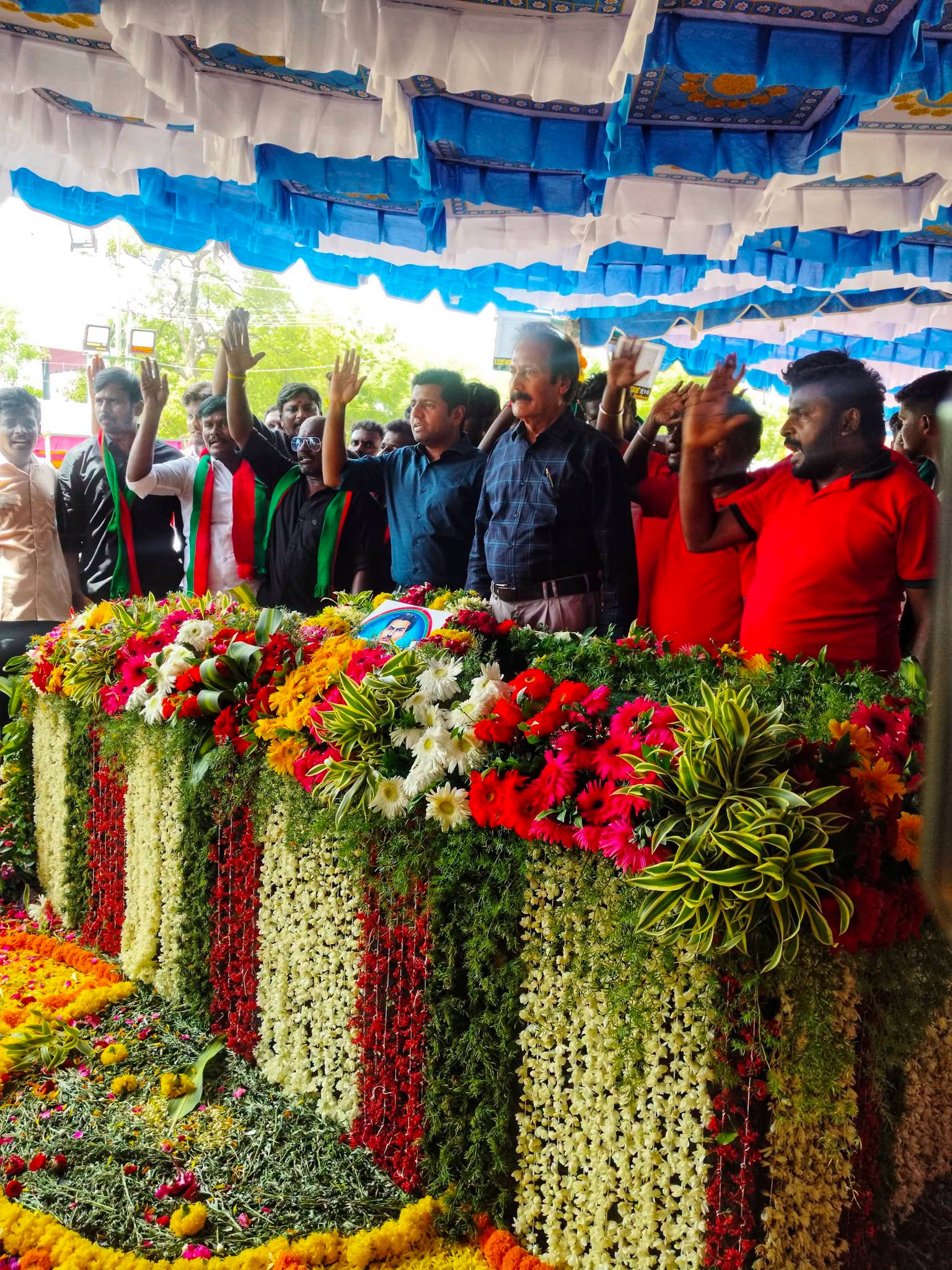 தியாகி இமானுவேல் சேகரன் 69-வது நினைவேந்தல்: பிரம்மாண்ட பேரணியுடன் டாக்டர் க.கிருஷ்ணசாமி அஞ்சலி!