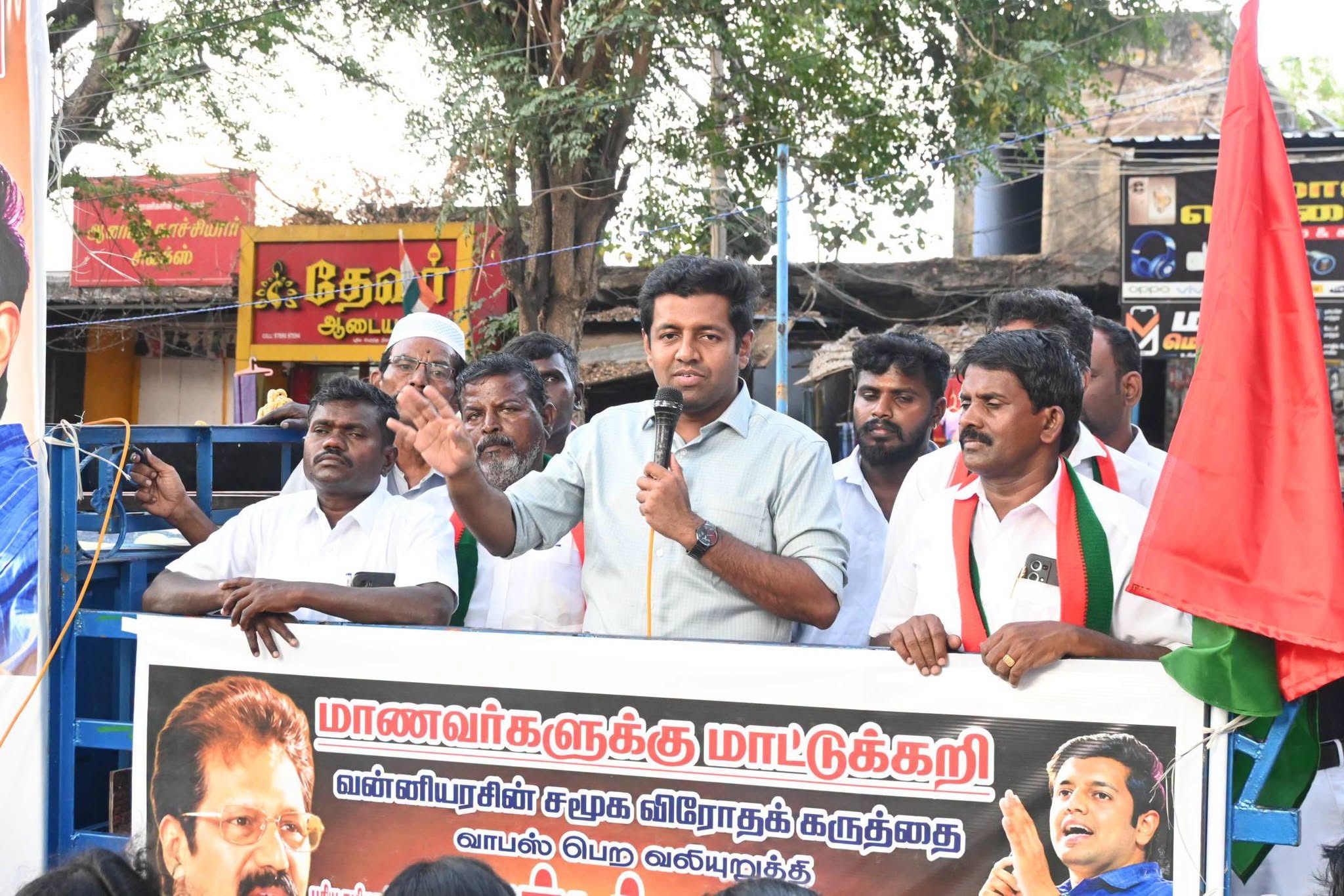 வன்னியரசுவின் பேச்சைக் கண்டித்து தமிழகம் தழுவிய போராட்டம் வெற்றி: டாக்டர் க.கிருஷ்ணசாமி நன்றி!